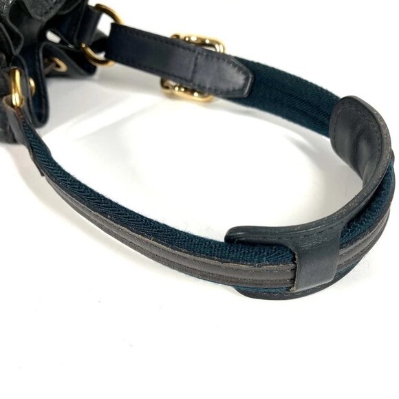 LOUIS VUITTON M92687 Noelie Shoulder Bag Hand Bag Monogram Mini Canvas Navy - Picture 8 of 11